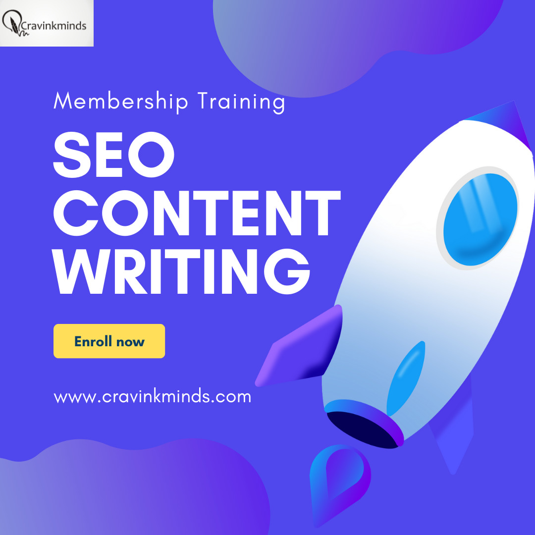 Cravinkminds seo content writing membership course